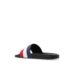 Heren Moncler Slippers^Basile Rubber Slides