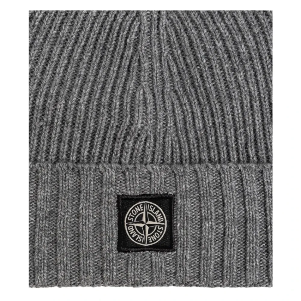 Stone Island Mutsen En Petten^Beanie met Kompas Patch