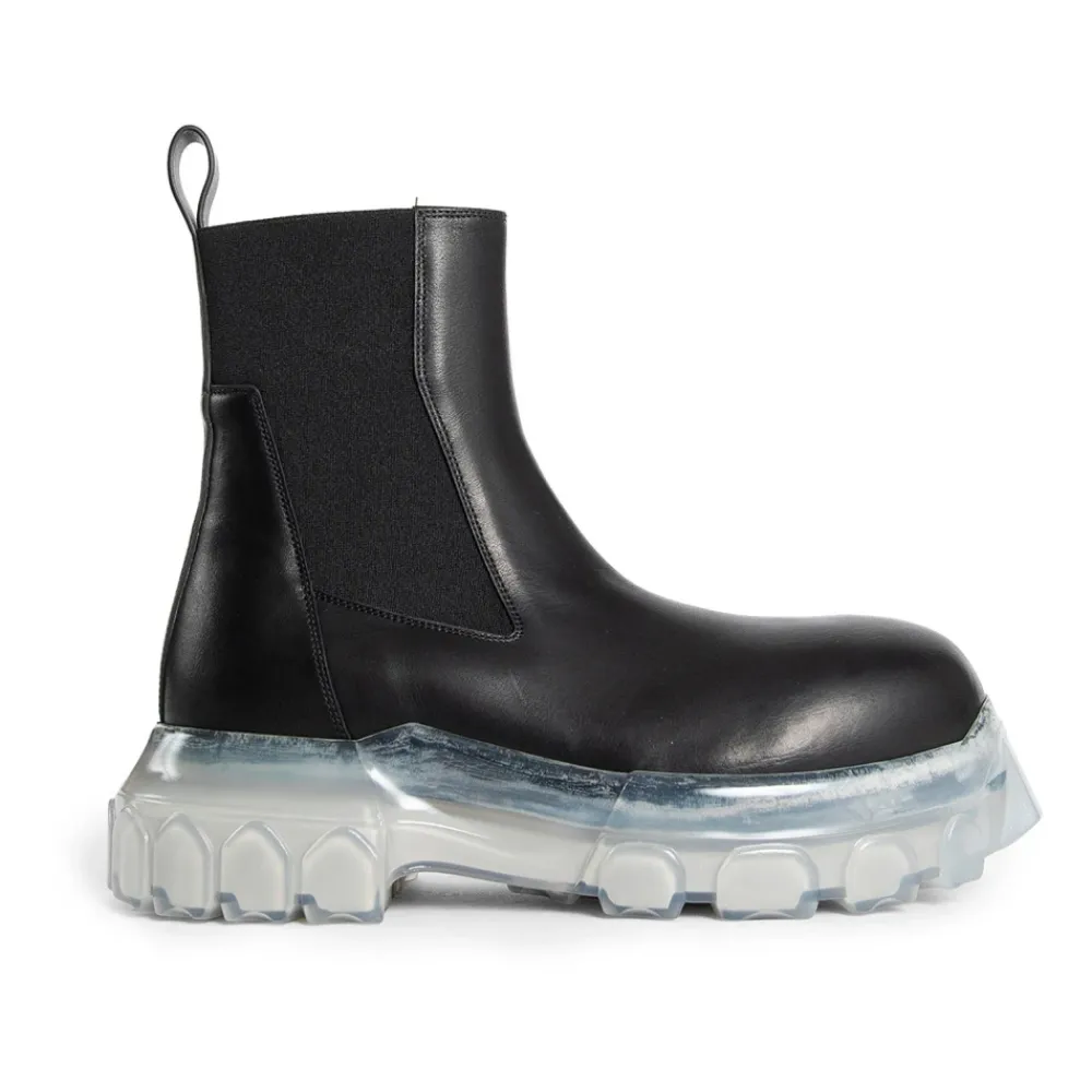 DAMES Rick Owens Chelseaboots^Beatle Bozo Tractor