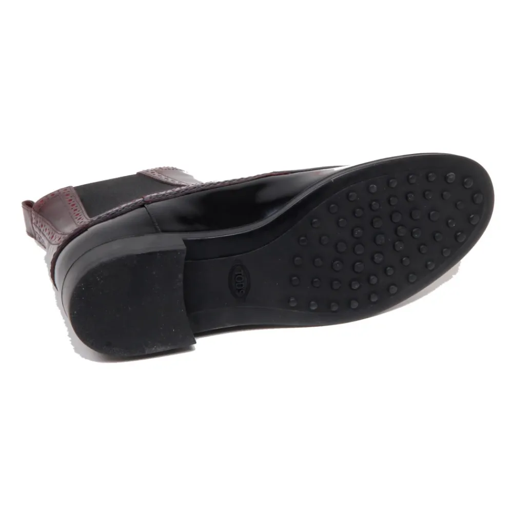 DAMES Tod's Beatles Bordeaux Laars Schoen