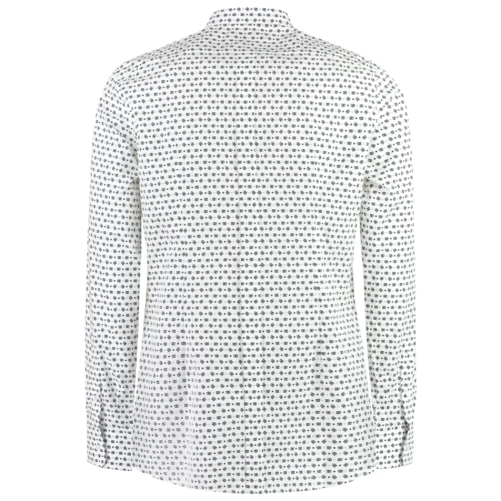 Heren Dolce & Gabbana Overhemden^Bedrukt katoenen overhemd