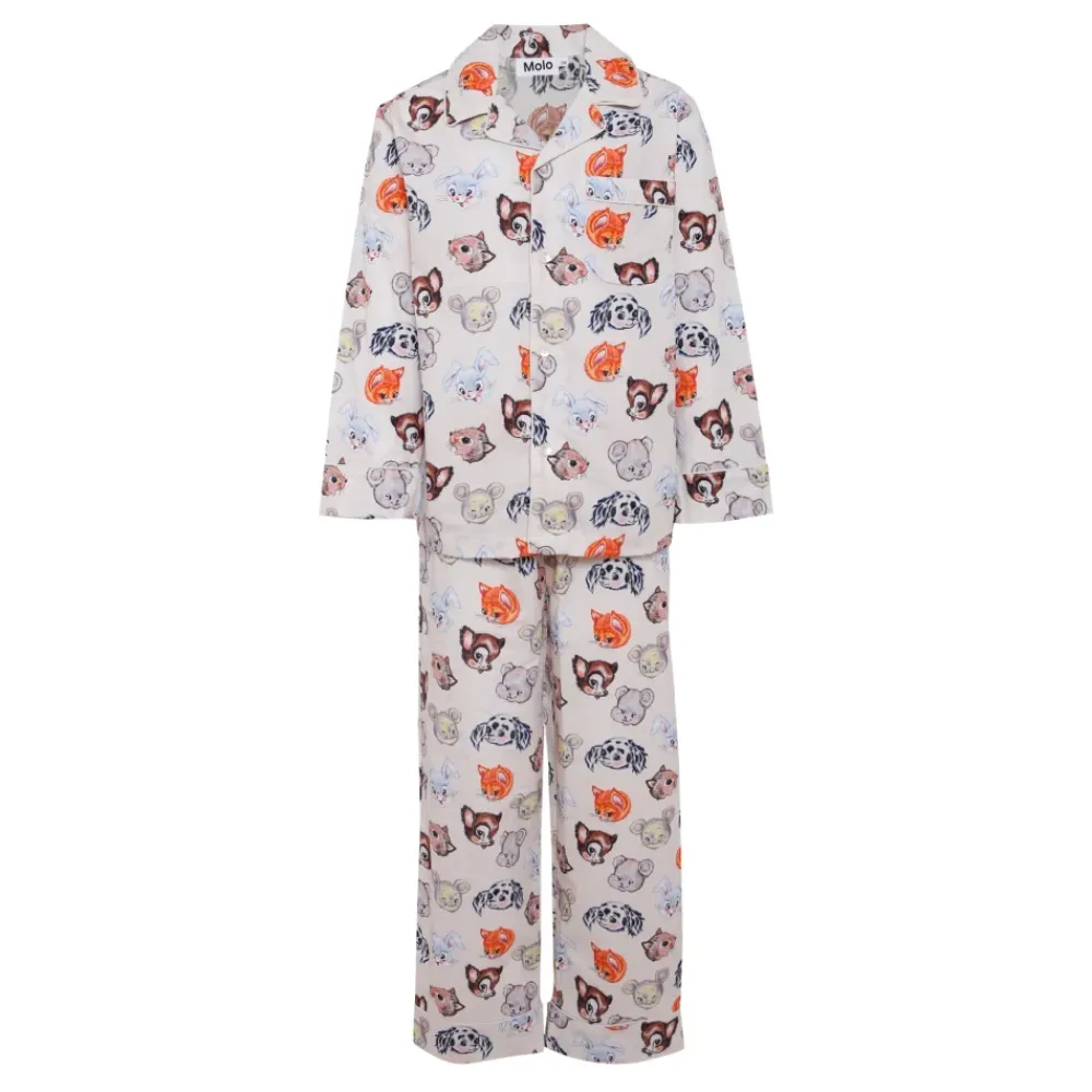 Molo Animal Print Katoenen Pyjama Set