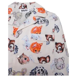 Molo Animal Print Katoenen Pyjama Set