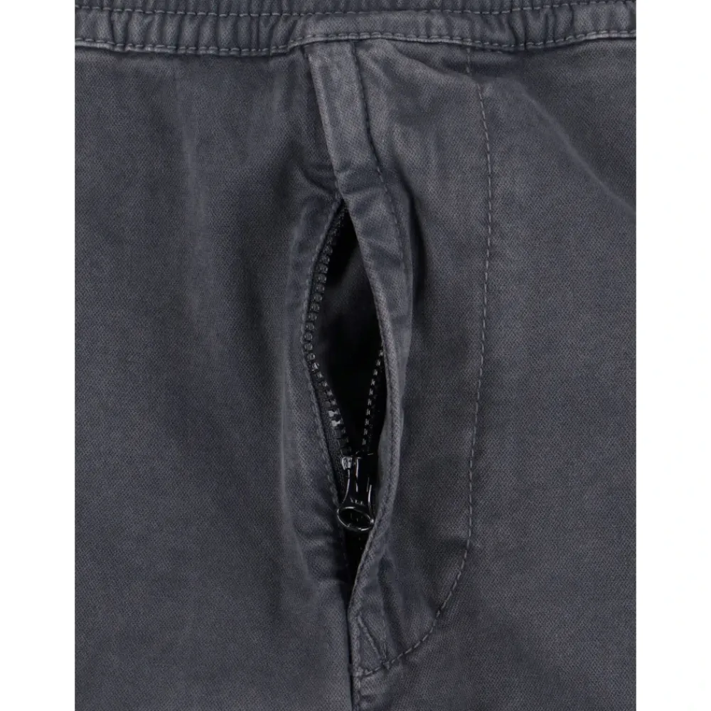 Heren Stone Island Broeken^Beige Broek met Badge