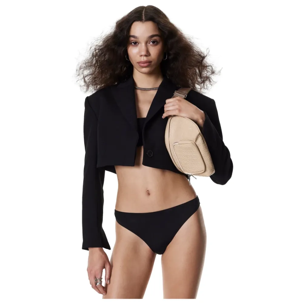 DAMES Kazar Studio heuptas met reliëfpatroon