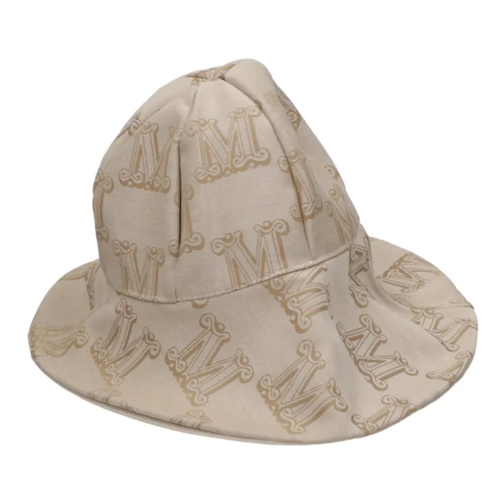 DAMES Max Mara Hoeden^Katoen Jacquard Omkeerbare Hoed