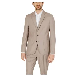 Heren Antony Morato Kostuums^Klassiek Pak met Knoopsluiting