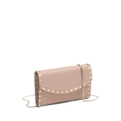 DAMES Valentino Garavani Beige Omslag Ketting-link Schoudertas