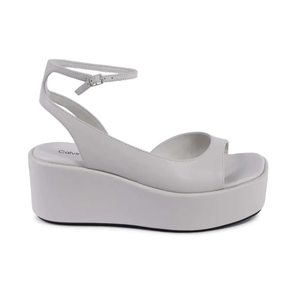 DAMES Calvin Klein Sleehakken^Platform Wedge Sandals