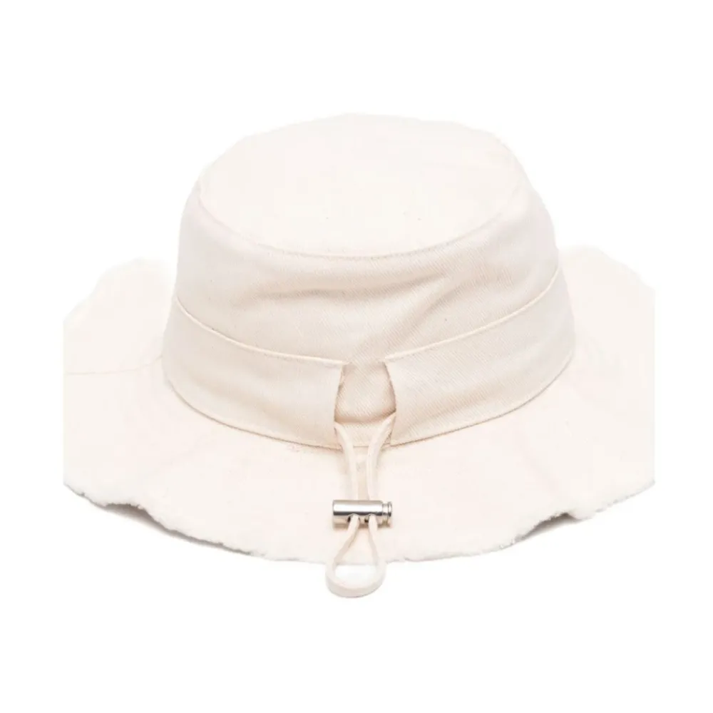 DAMES Jacquemus Platte Kroon Verstelbare Band Hoed