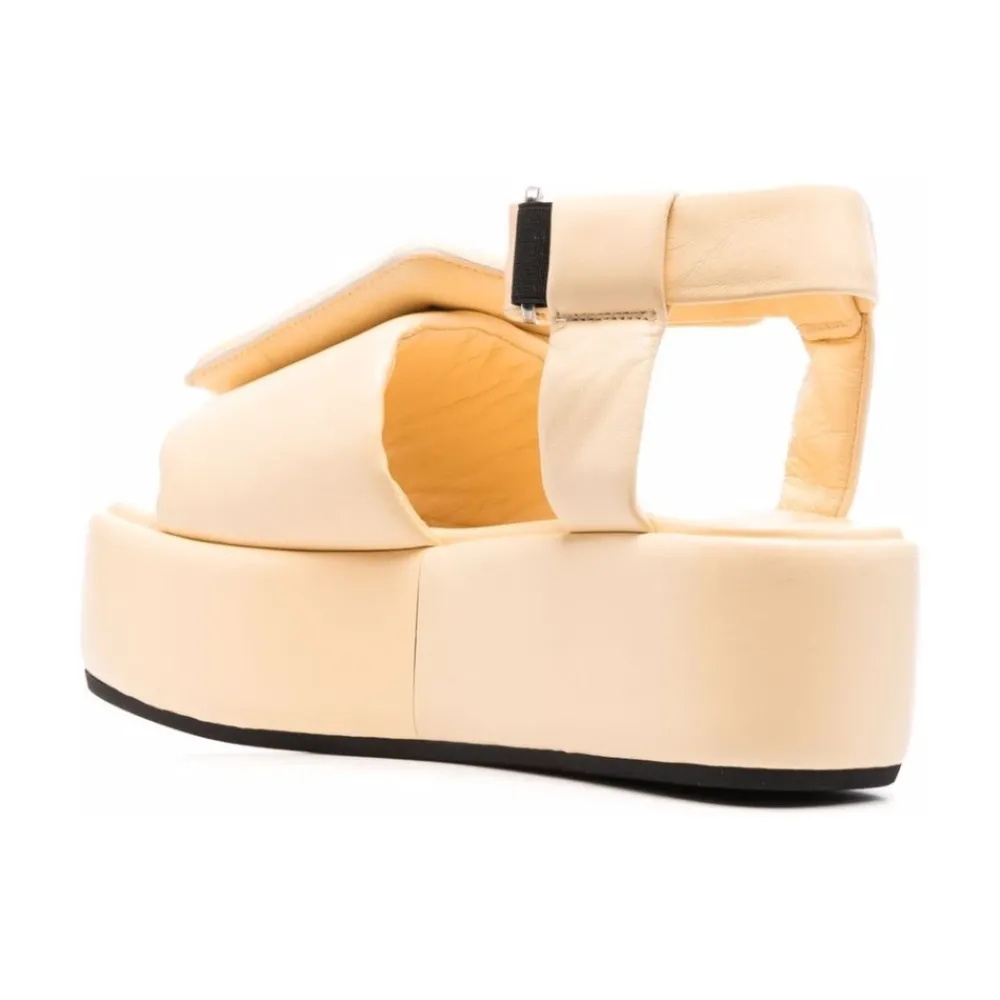 DAMES Boyy Sleehakken^Puffy Platform Sandalen