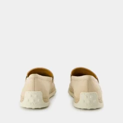 DAMES Tod's Loafers^Raffia Loafer Slip-On Ronde Neus