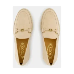DAMES Tod's Loafers^Raffia Loafer Slip-On Ronde Neus