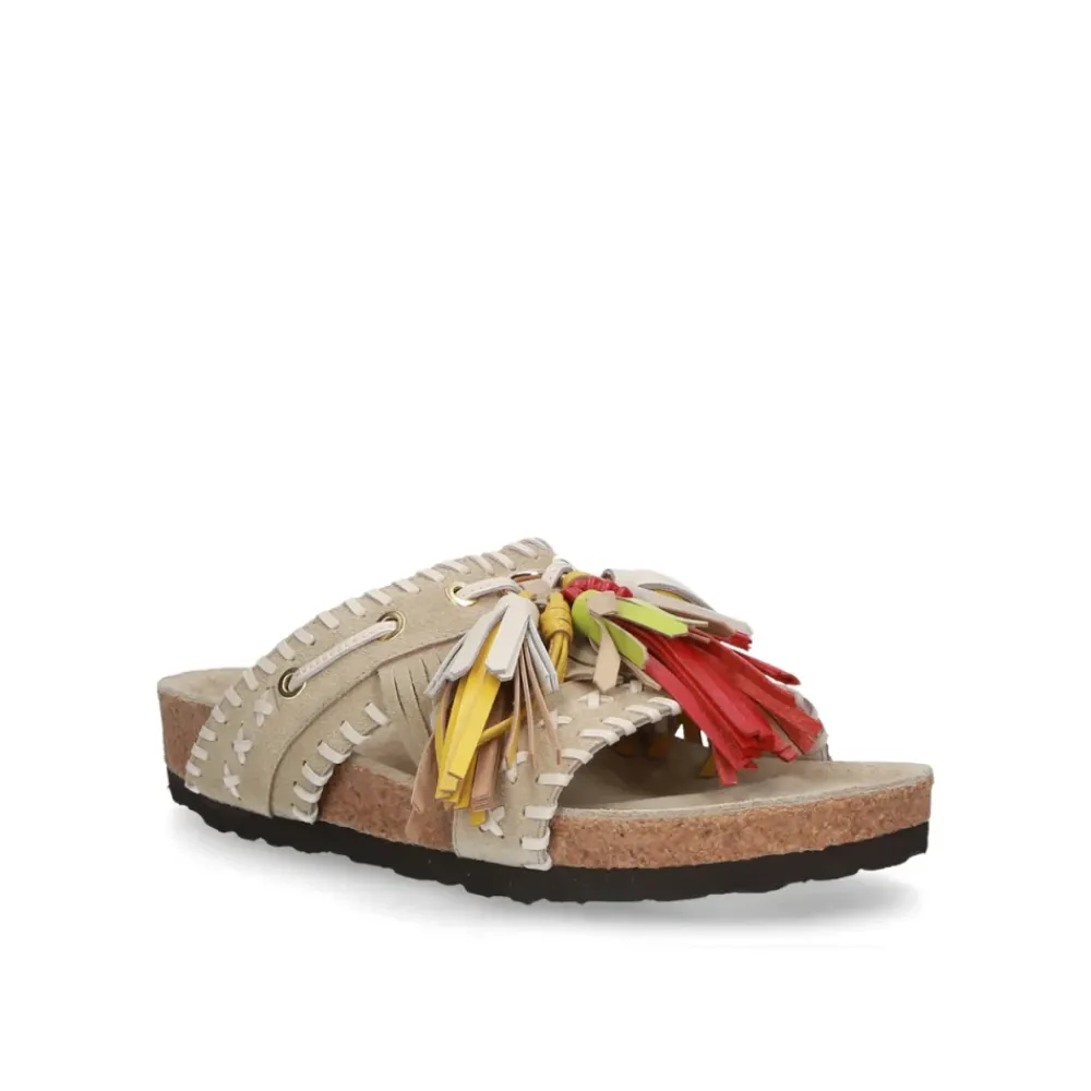 DAMES Elena Iachi Sandalen met Franjes