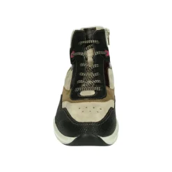 DAMES Durea Sneakers^Beige Sneaker met Uitneembaar Voetbed
