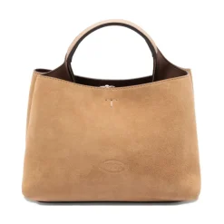DAMES Tod's Handtassen^Beige Suède Top Handtas