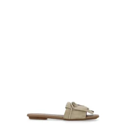 DAMES Hogan Suede Leren Sandalen met Franjes