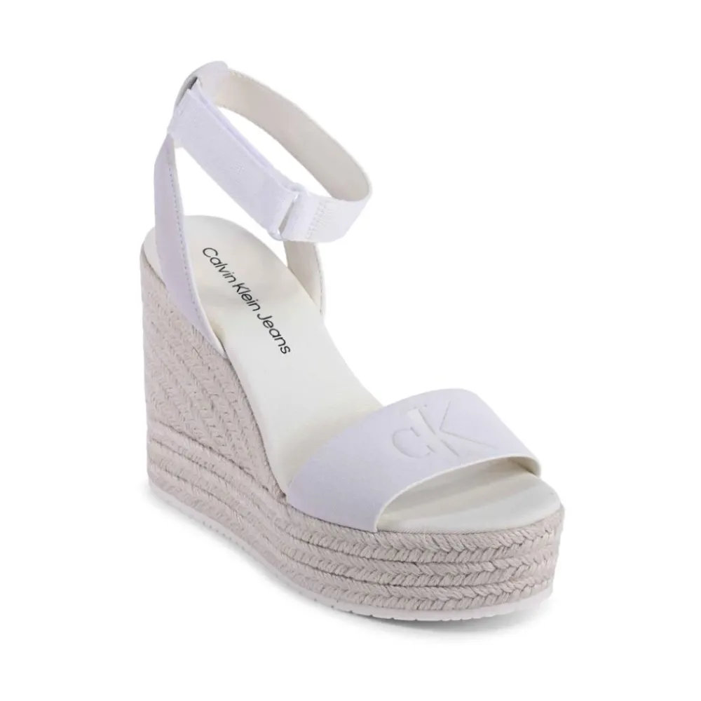 DAMES Calvin Klein Sleehakken^Wedge Espadrille Sandalen