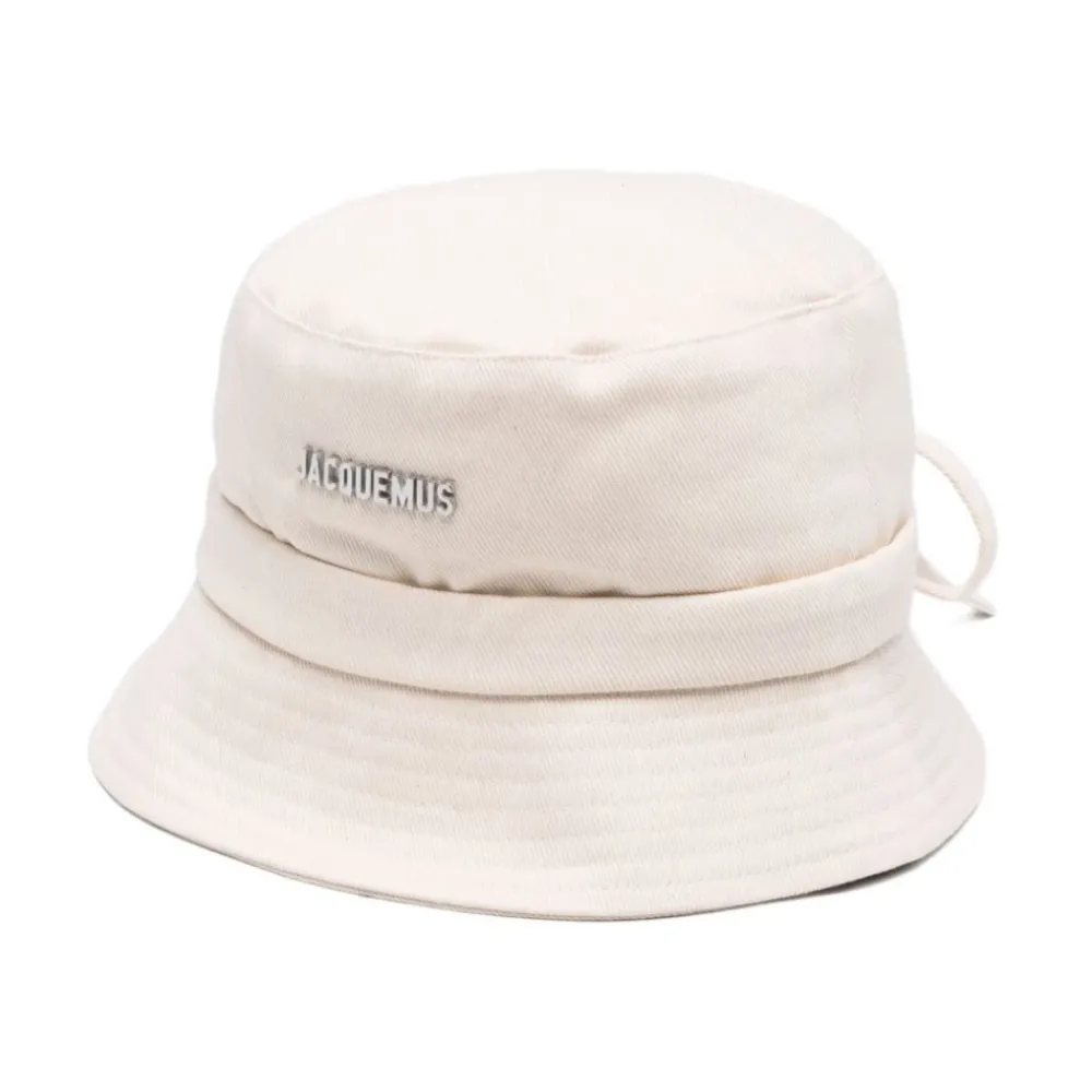 Heren Jacquemus Zelfbindende Platte Kroon Hoed