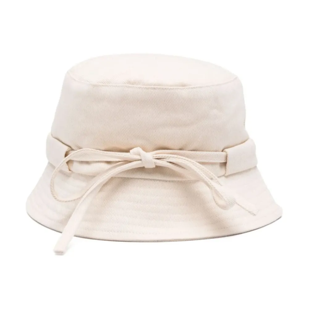 Heren Jacquemus Zelfbindende Platte Kroon Hoed