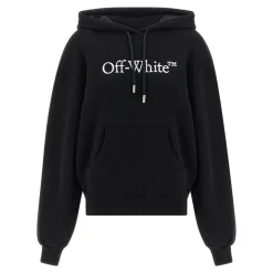 DAMES Off White Big Logo Bookkish Hoodie
