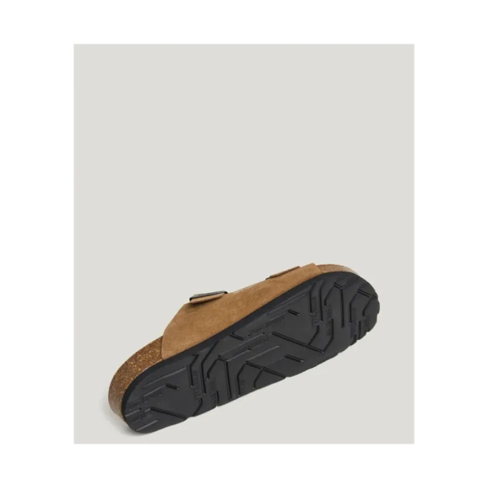 Heren Pepe Jeans Bio Suede Sandal