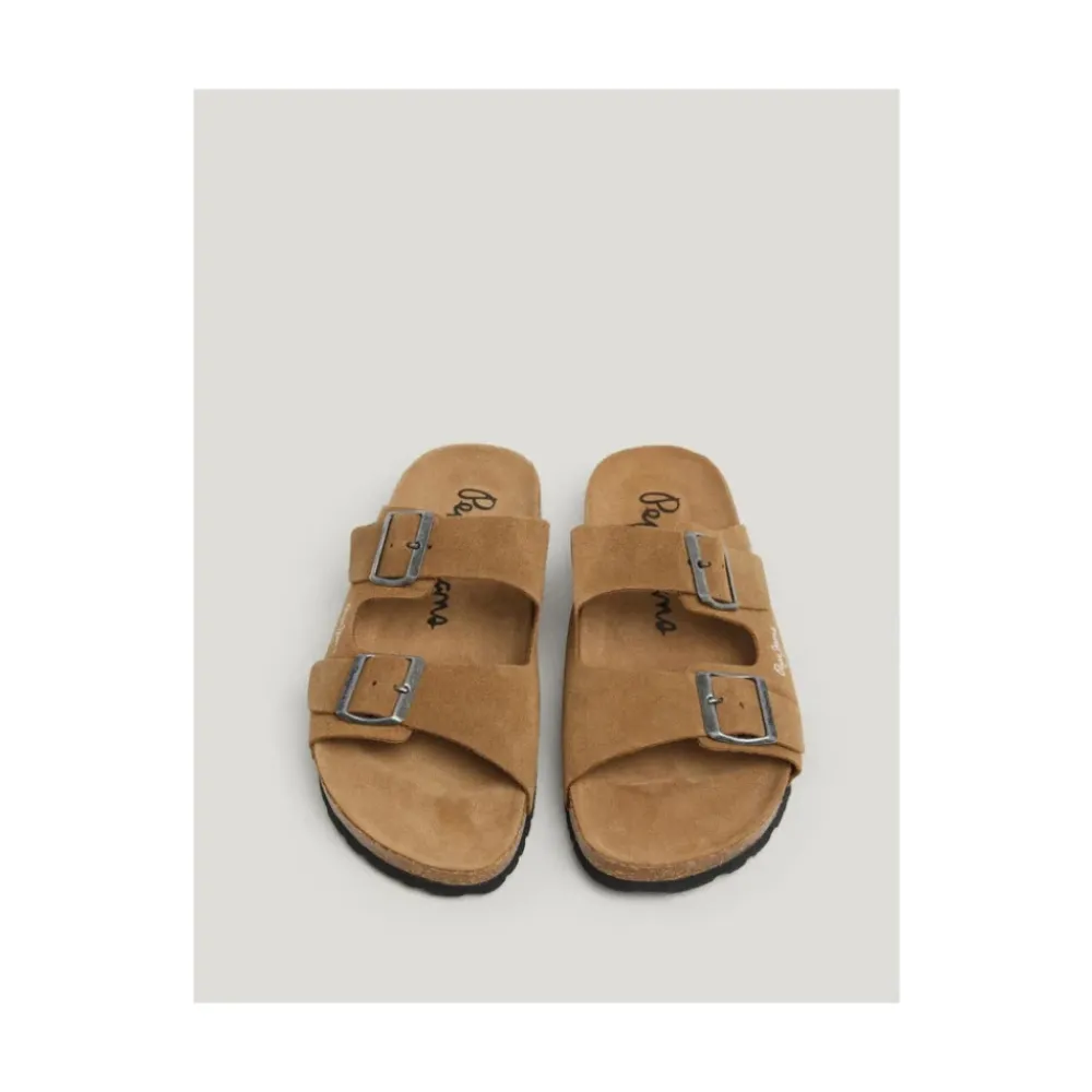 Heren Pepe Jeans Bio Suede Sandal