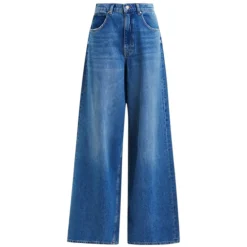 DAMES Essentiel Antwerp Biologische e wide-leg jeans