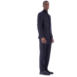 Heren Lardini Gestreept Wol-Cashmere Jurkje