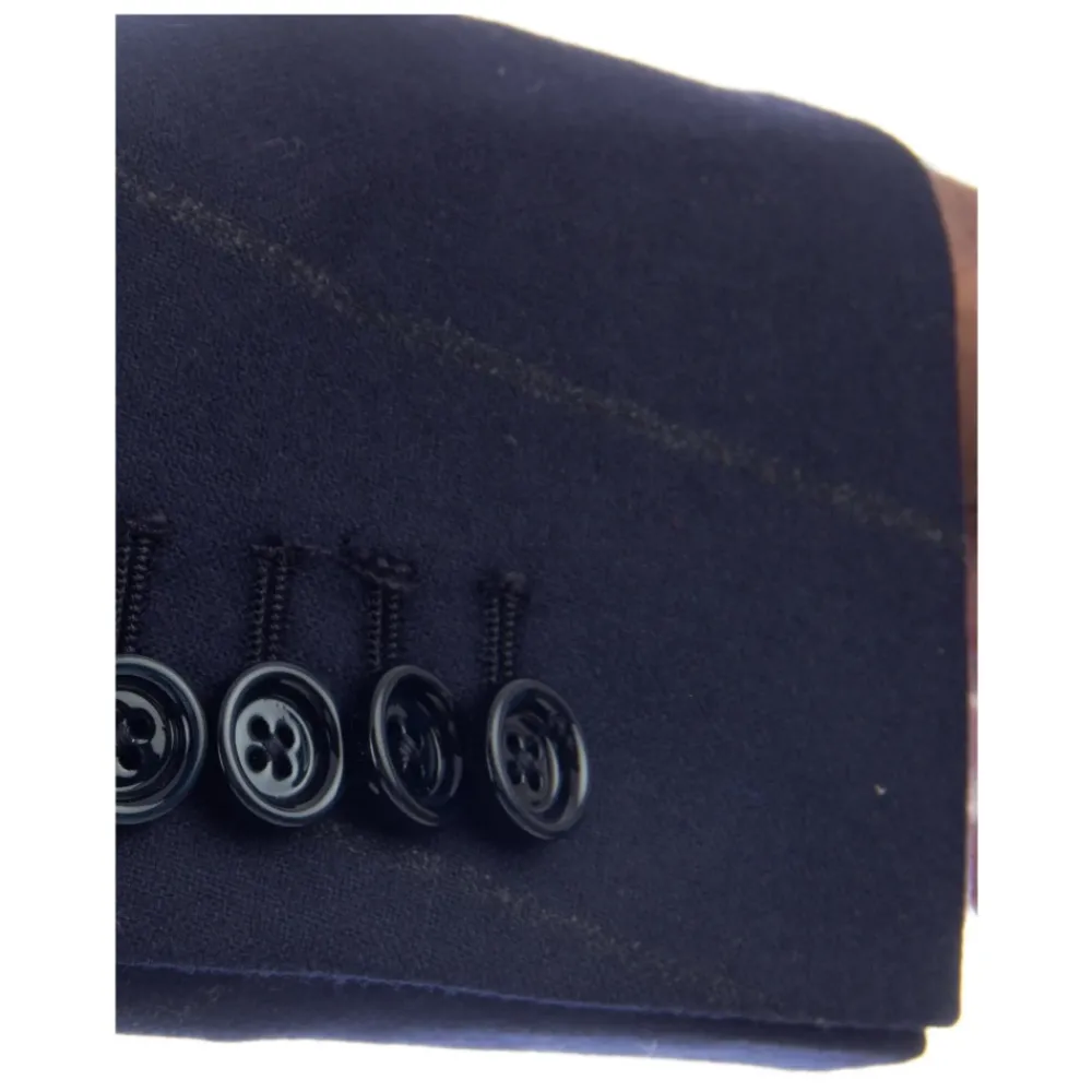 Heren Lardini Gestreept Wol-Cashmere Jurkje