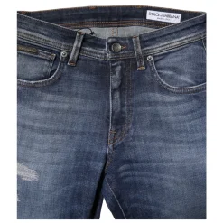 Heren Dolce & Gabbana Gewassen Slim Fit Denim Jeans