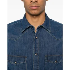 Heren Jacob Cohën Katoenen Western Shirt