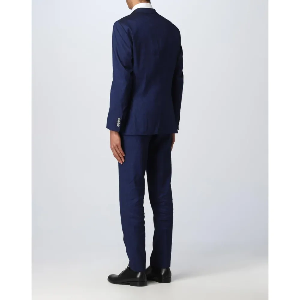 Heren Hugo Kostuums^linnen pak voor heren