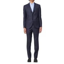 Heren Luigi Bianchi Mantova Twee-Knoopspak