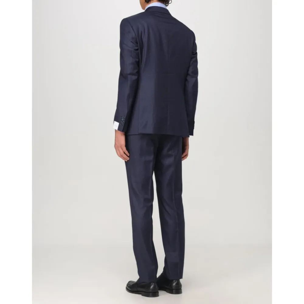 Heren Luigi Bianchi Mantova Twee-Knoopspak