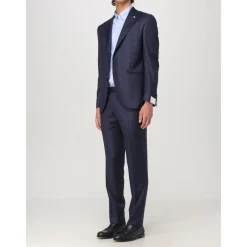 Heren Luigi Bianchi Mantova Twee-Knoopspak