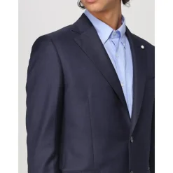 Heren Luigi Bianchi Mantova Twee-Knoopspak