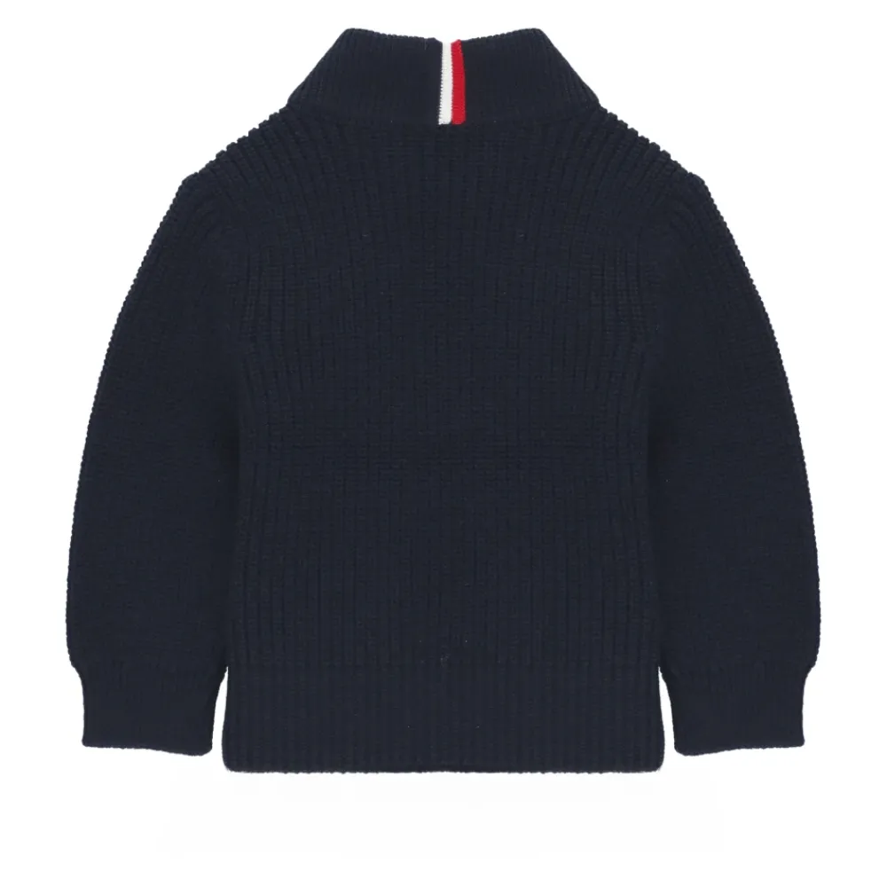 Moncler e Baby Vest Ronde Hals Rits Sluiting