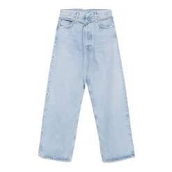 DAMES Agolde Jeans^e Cerulean Jeans met Riemlussen
