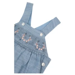 Tartine et Chocolat Jumpsuits^e Denim Fleurie Geborduurde Jurk