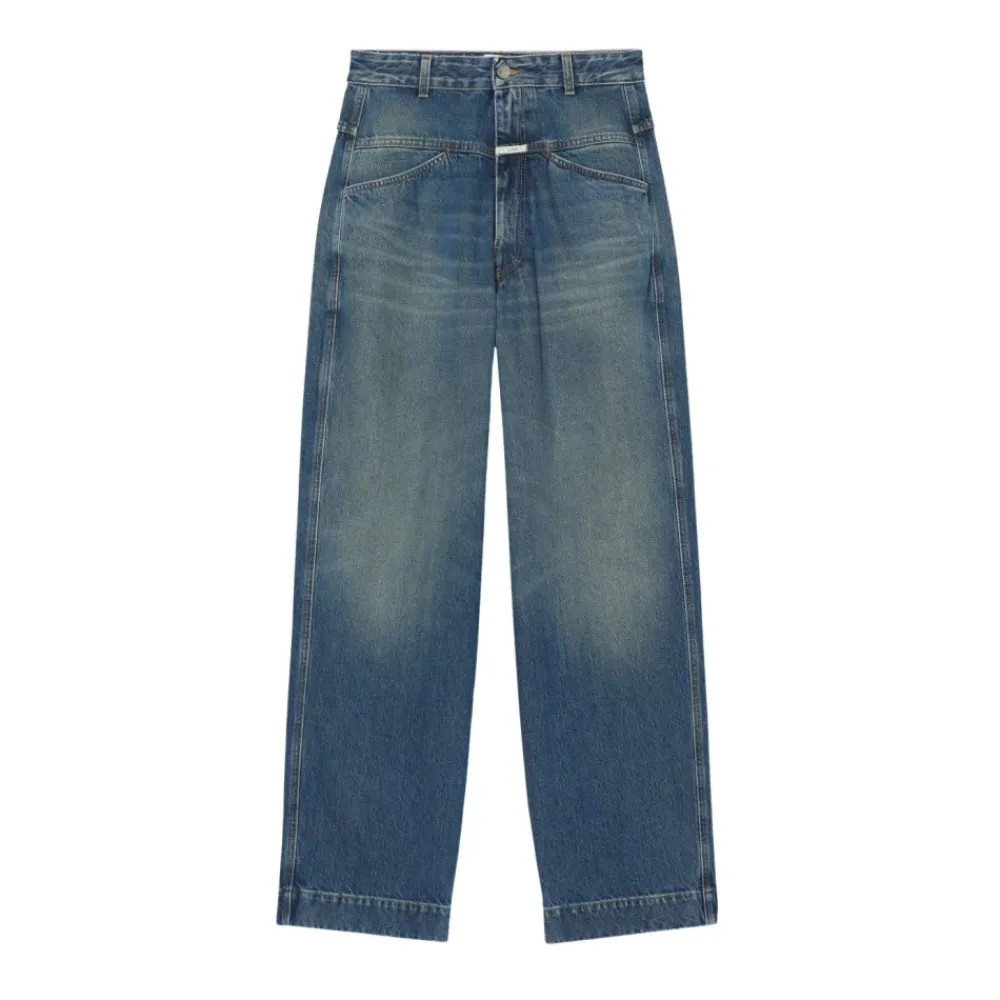 DAMES Closed e Denim Jeans met Vijf Zakken