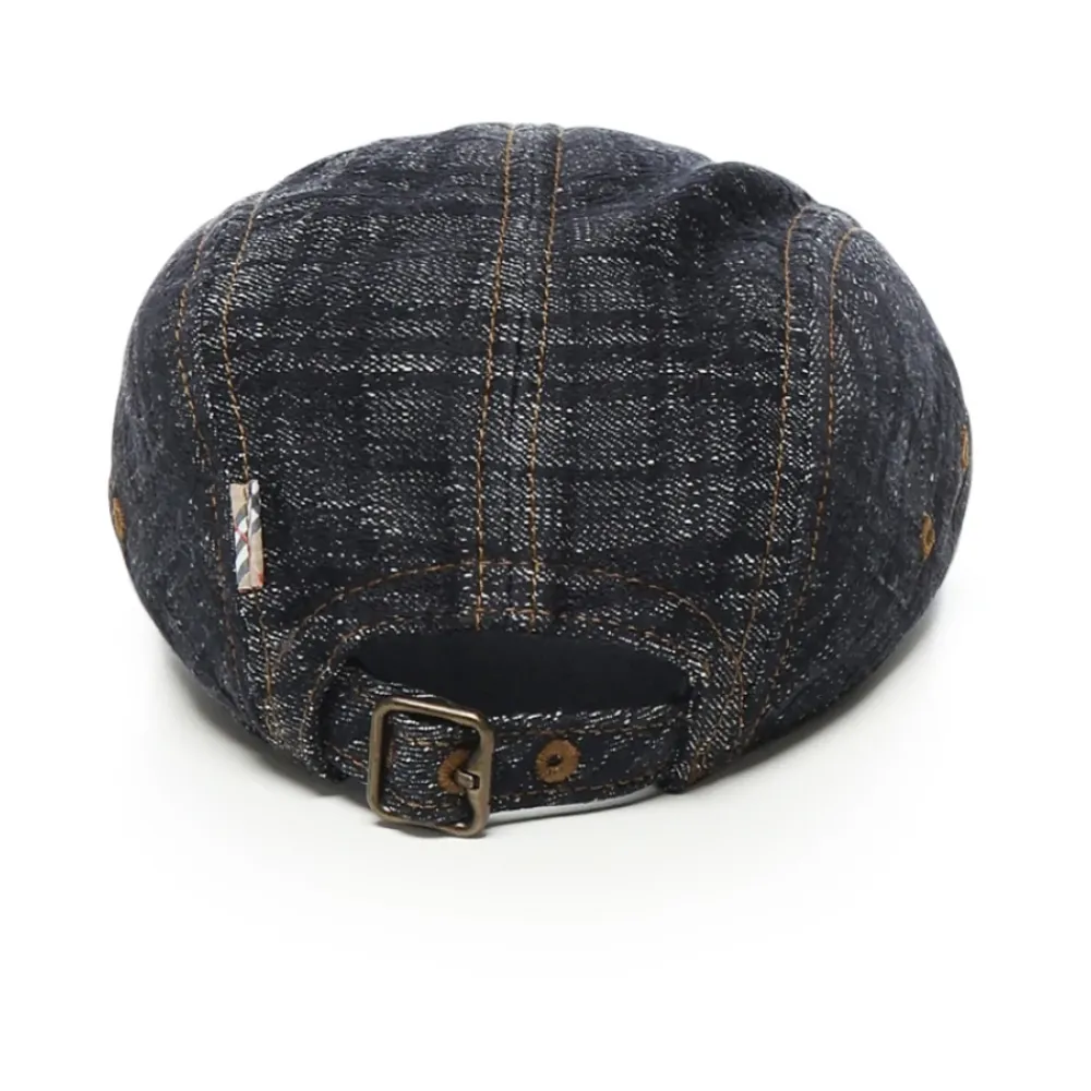 Heren Burberry e Denim Verstelbare Gesp Hoed