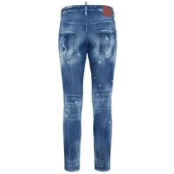 Heren Dsquared2 Jeans^e Distressed Denim Jeans Slim Fit
