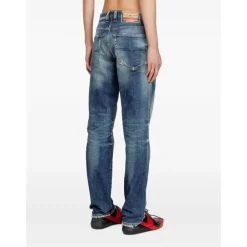Heren Diesel Jeans^e Faded Jeans met Rafelzoom