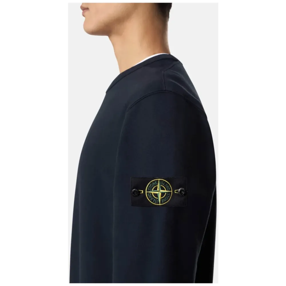 Heren Stone Island e Geribbelde Trui met Driehoekige Inzet