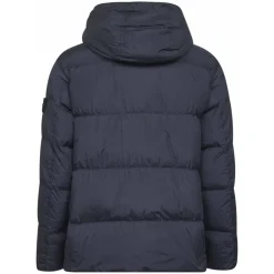 Heren Stone Island e Gewatteerde Hooded Donsjas
