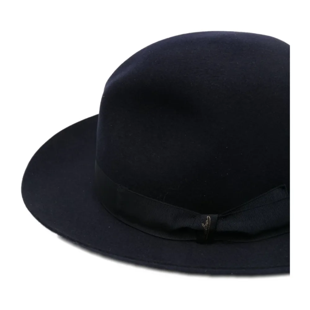 Heren Borsalino e hoed met brede rand en strik