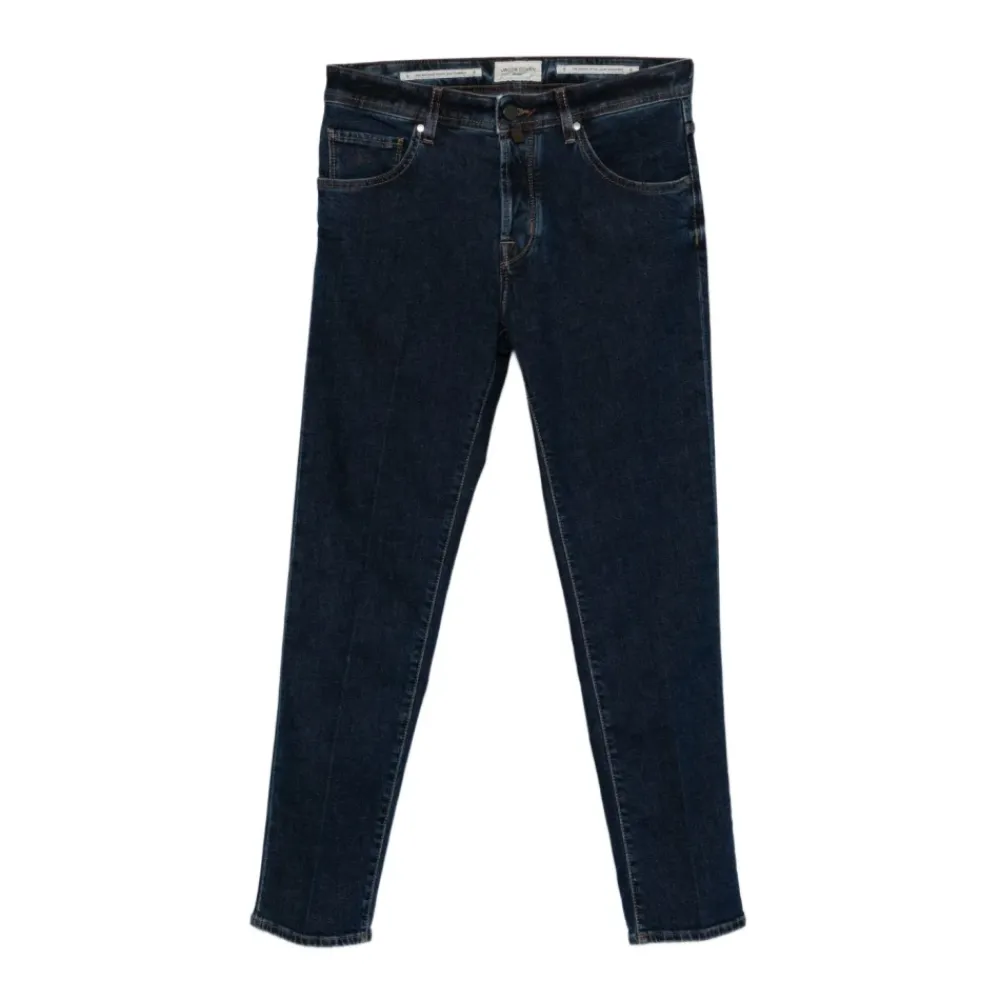 Heren Jacob Cohën Jeans^e Klassieke Jeans Stijl Donkere Wassing