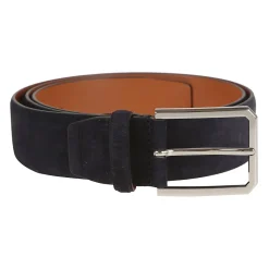 Heren Santoni Riemen^e Leren Riem Stijlvolle Accessoires