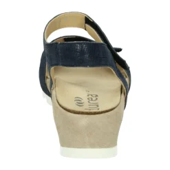 DAMES Durea e Leren Sandaal met Uitneembaar Voetbed